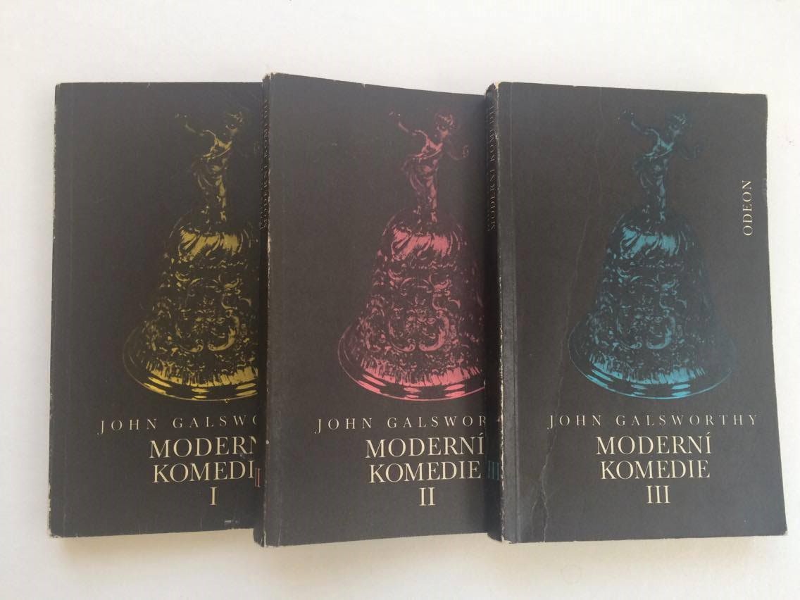 JOHN GALSWORTHY : MODERNÍ KOMEDIE I. -III. DÍLY