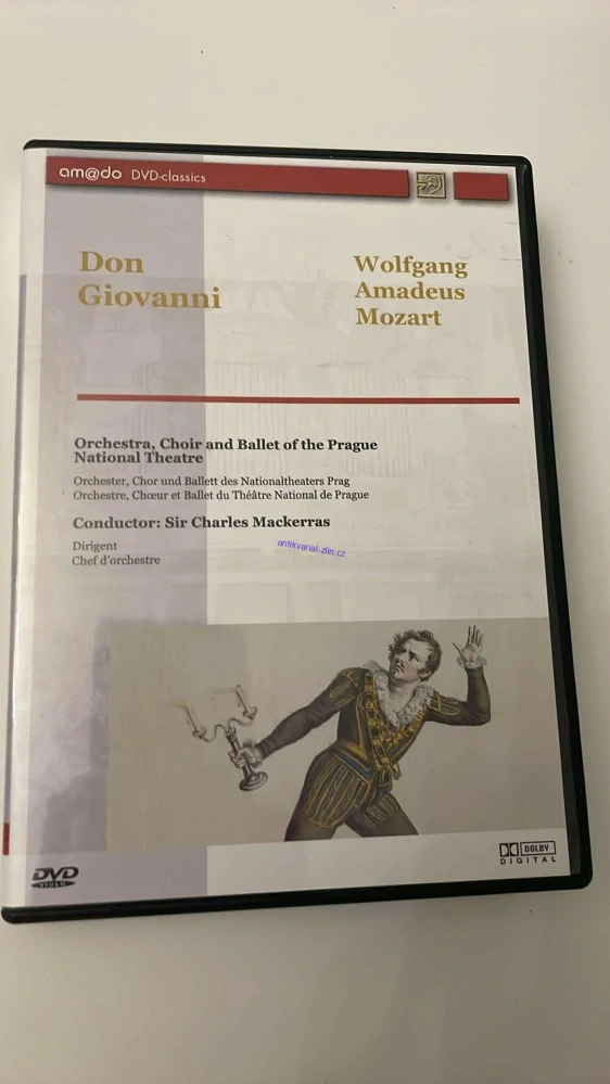 DVD DO GIOVANNI, WOLGANG AMADEUS MOZART
