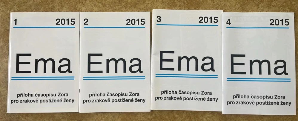 Ema příloha časopisu Zora pro zrakově postižené ženy 2015