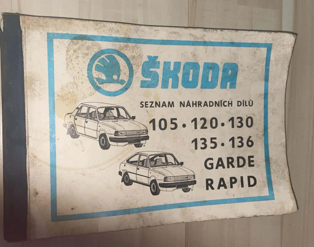 ŠKODA : SEZNAM NÁHRADNÍCH DÍLŮ