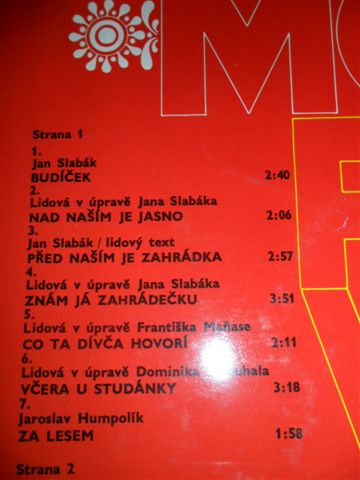 LP - MORAVANKA / Z PODLUŽÍ