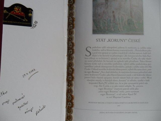 ČESKÉ KORUNOVAČNÍ KLENOTY + PAMĚTNÍ LIST