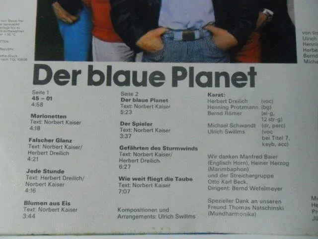 Der blaue Planet - KARAT