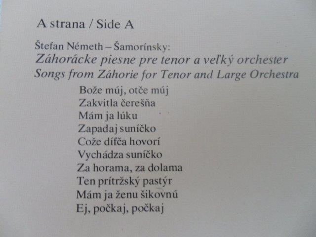 PETER DVORSKÝ - SLOVENSKÉ ĽUDOVÉ PIESNĚ