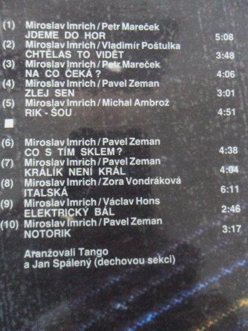 LP TANGO - ELEKTRICKÝ BÁL