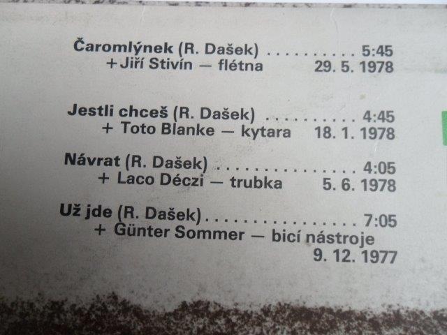 RUDOLF DAŠEK DIALOGY - LP