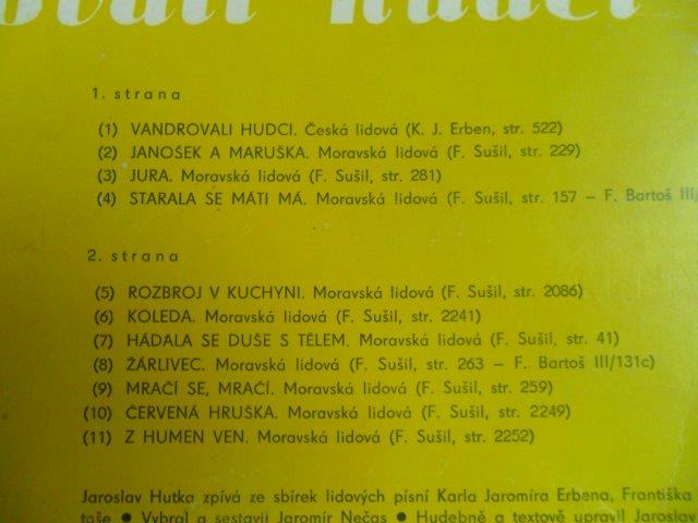 JAROSLAV HUTKA - VANDROVALI HUDCI