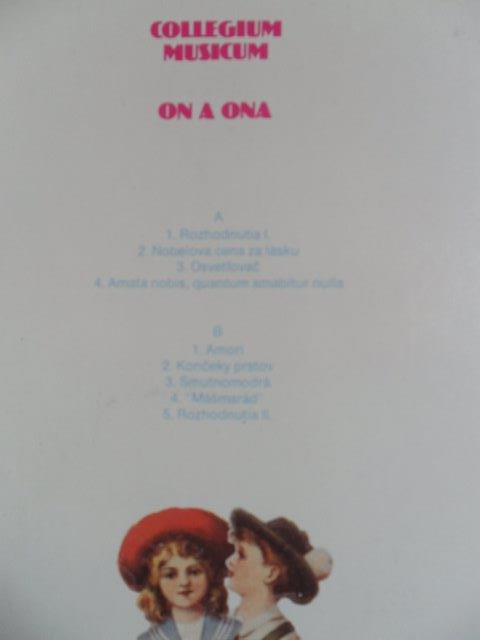 LP- Collegium musicum - ON A ONA