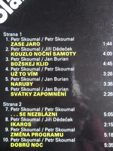 LP DESKA - PETR SKOUMAL ...SE NEZBLÁZNI