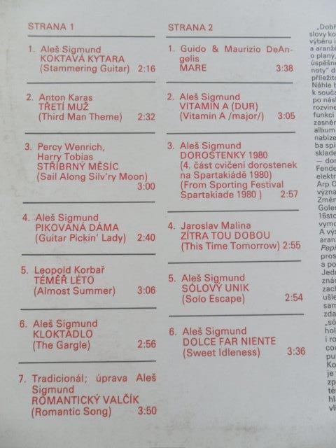 LP ALEŠ SIGMUND / TEMĚŘ LÉTO