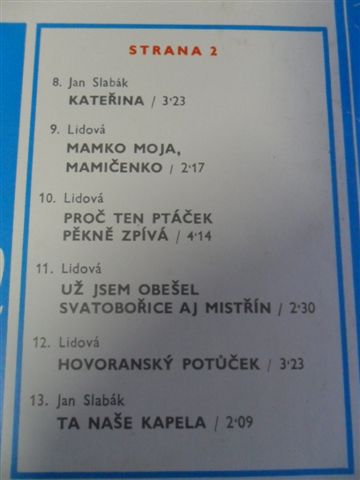 LP - MORAVANKA POTŘETÍ
