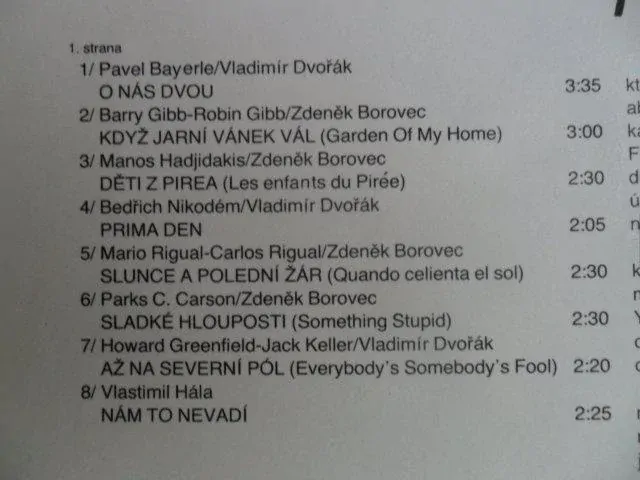 LP Yvetta Simonová a Milan Chladil - MY DVA...