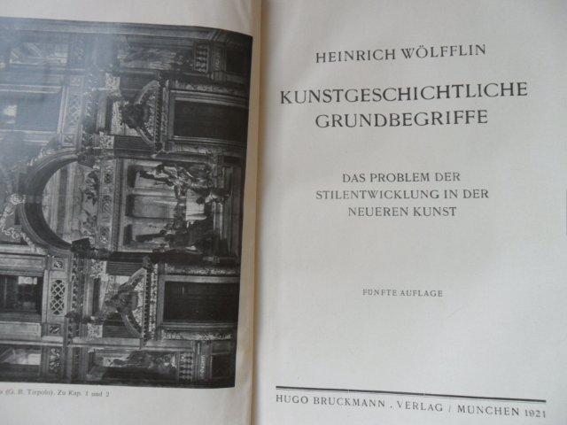 HEINRICH WÖLFFLIN - GRUND - BEGRIFFE