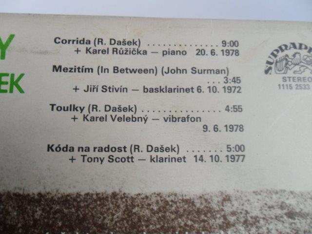 RUDOLF DAŠEK DIALOGY - LP