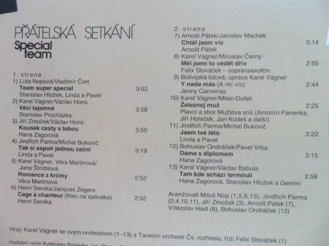 LP - PŘÁTELSKÁ SETKÁNÍ 