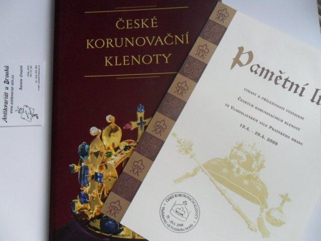 ČESKÉ KORUNOVAČNÍ KLENOTY + PAMĚTNÍ LIST