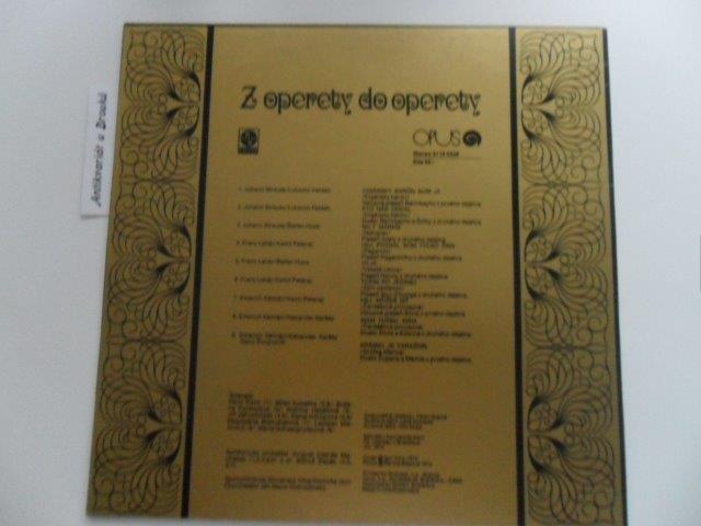 LP DESKA - Z OPERETY DO OPERETY