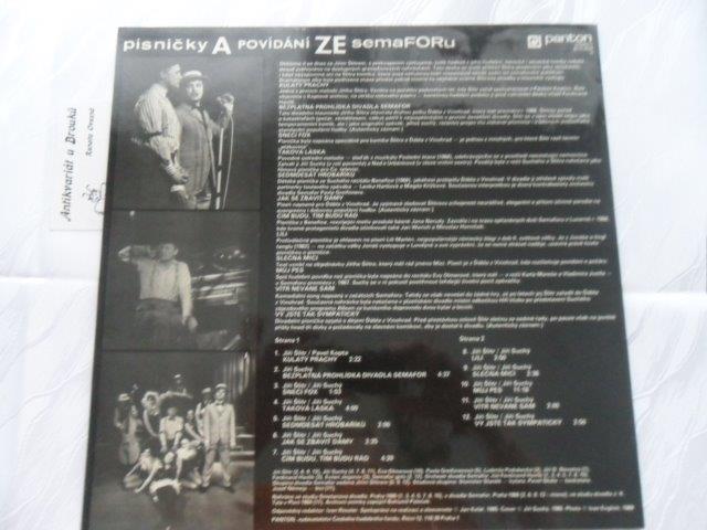 LP - PÍSNIČKY A POVÍDÁNÍ ZE SEMAFORU / JIŘÍ ŠLITR