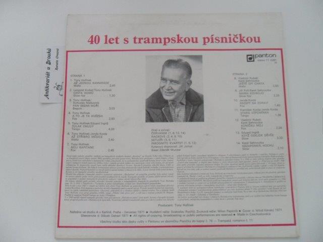 LP DESKA - 40 LET S TRAMPSKOU PÍSNIČKOU