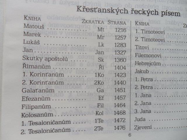 PŘEKLAD NOVÉHO SVĚTA SVATÝCH PÍSEM