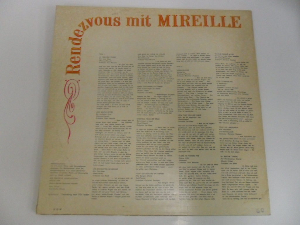 LP DESKA - RENDEZVOUS MIT MIRELLE