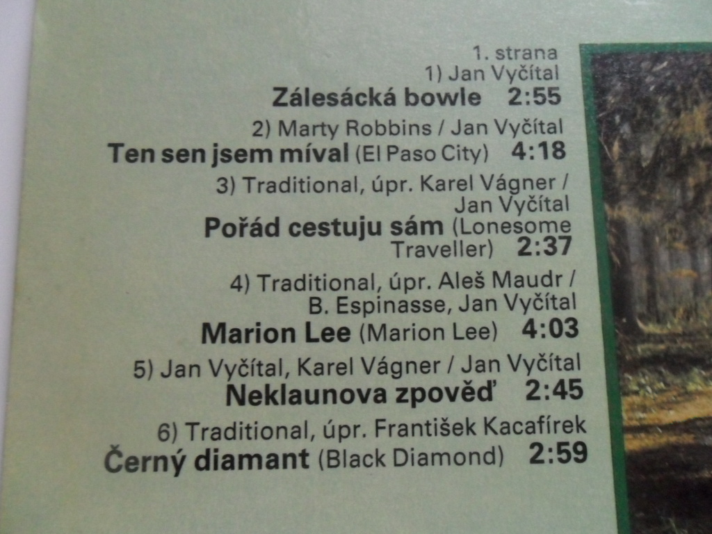 LP DESKA - ZÁLESÁCKÁ BOWLE - ZELENÁČI