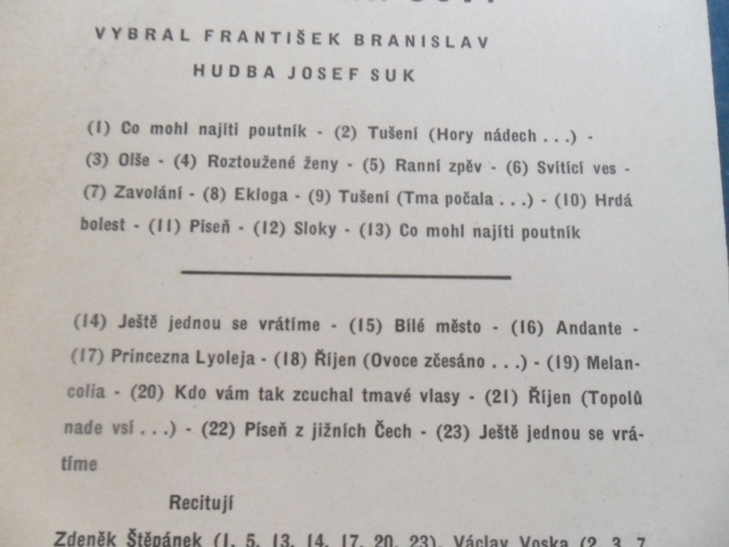 LP DESKA - PORTRÉT BÁSNÍKA ANTONÍNA SOVY