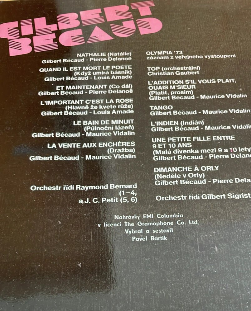 LP GILBERT BECAUD