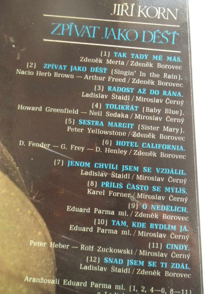 LP JIŘÍ KORN / ZPÍVAT JAKO DÉŠŤ