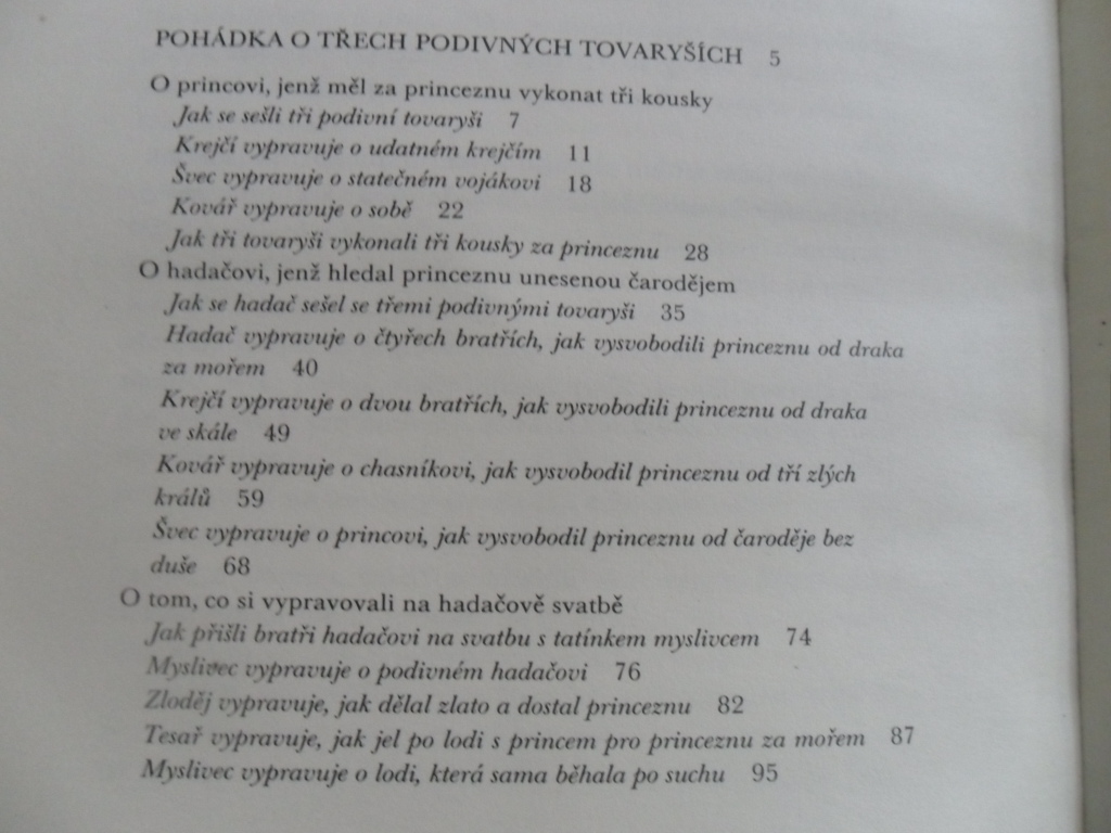 VÁCLAV ŘÍHA - O TŘECH PODIVNÝCH TOVARYŠÍCH (ilustrace - HELENA ZMATLÍKOVÁ)