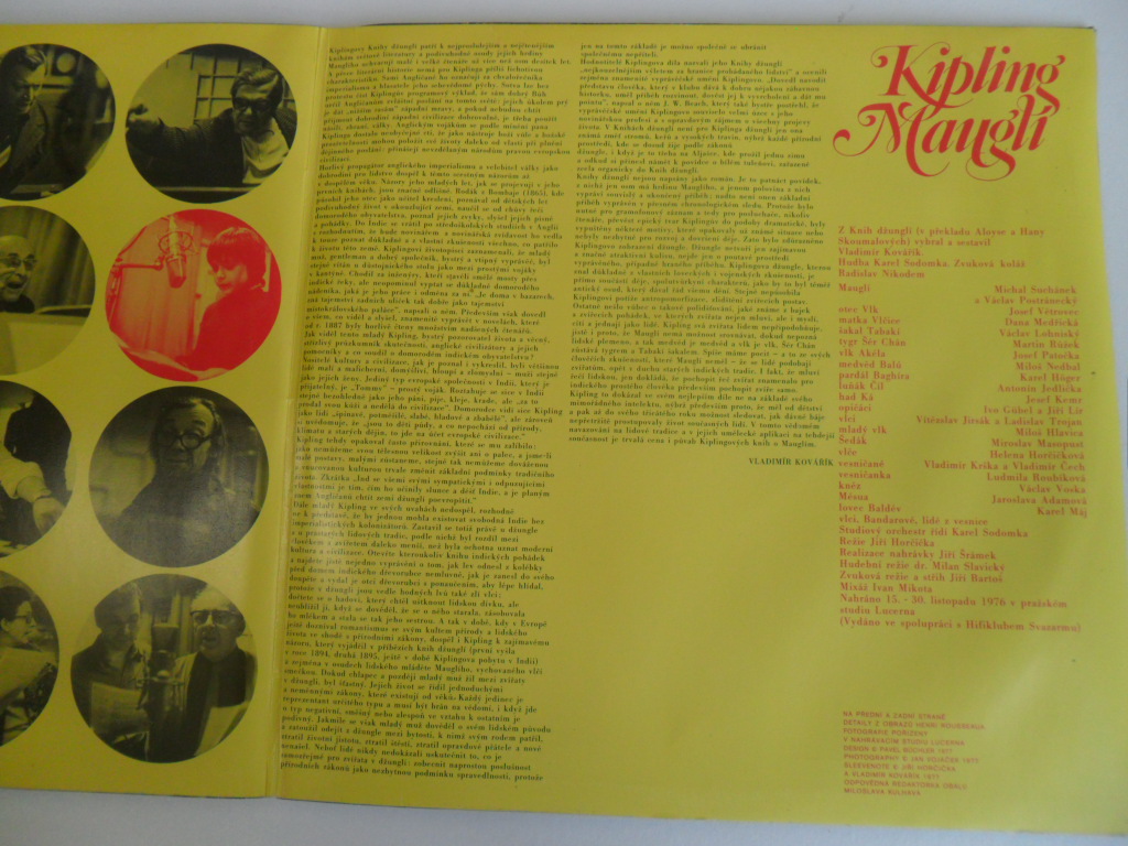 2 LP  - KIPLING MAUGLÍ 