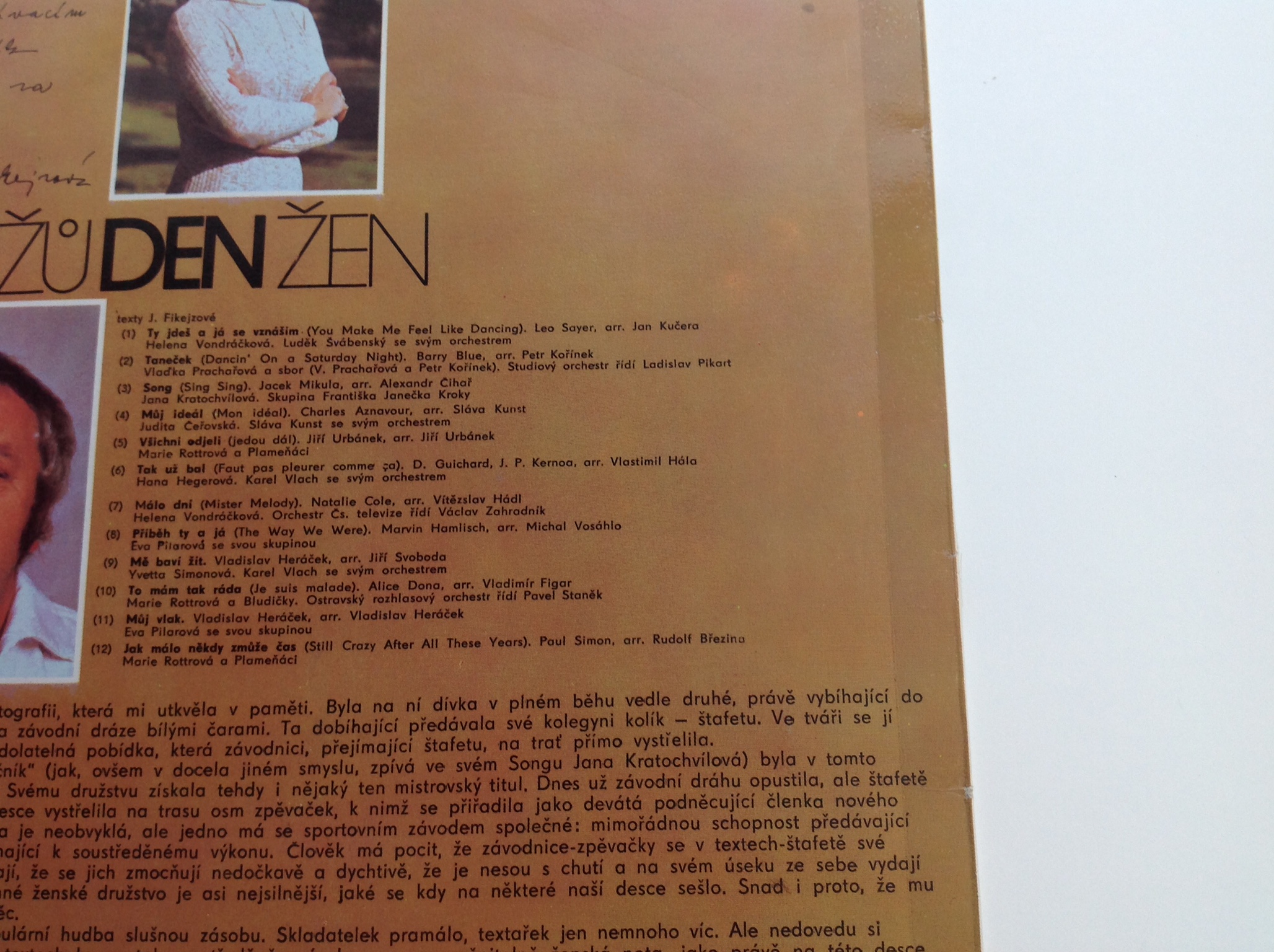 LP DESKA - Den žen - Den mužů