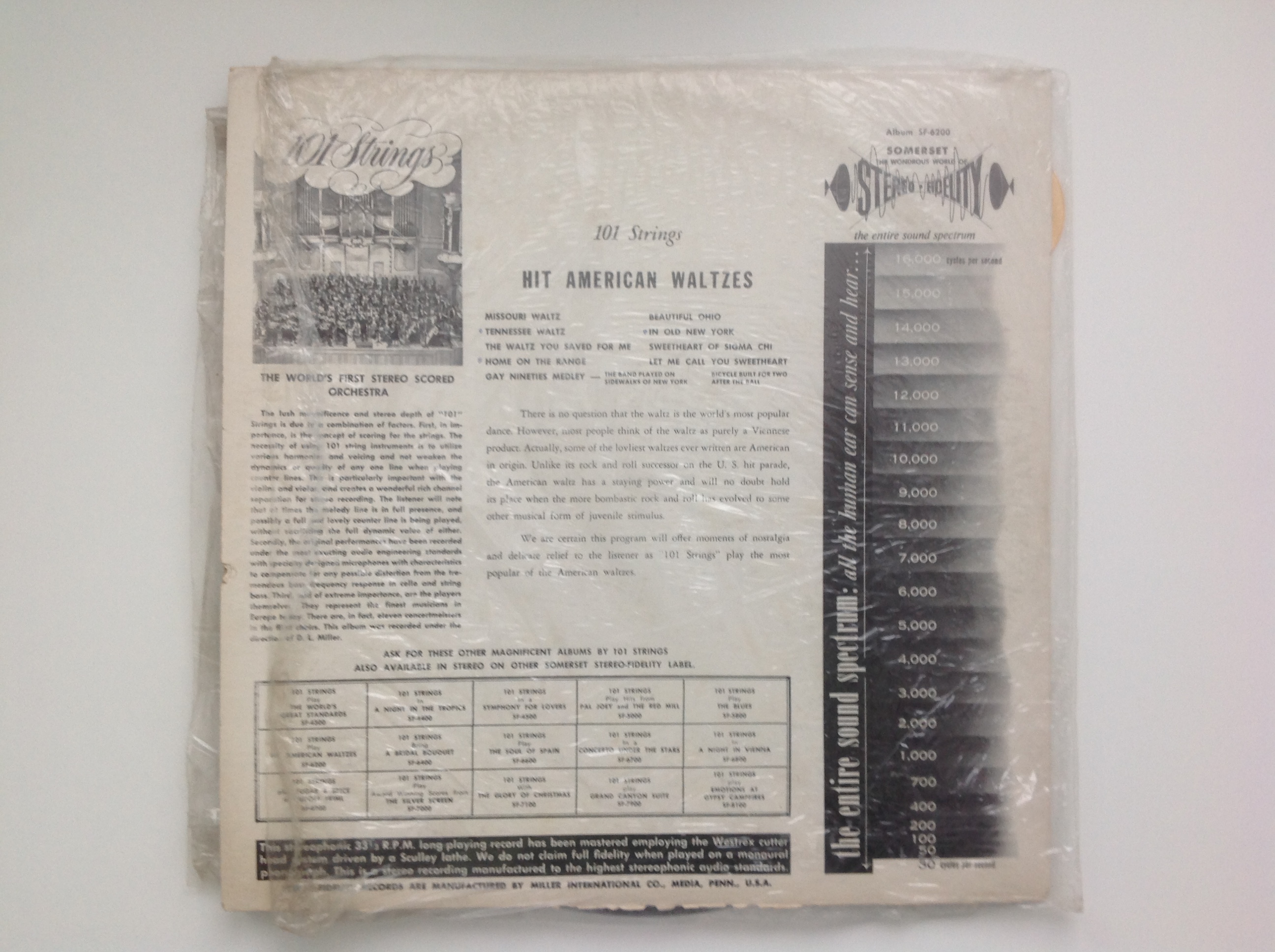 LP DESKA - FAVORITE AMERICAN WALTZES ( 101 STRINGS)
