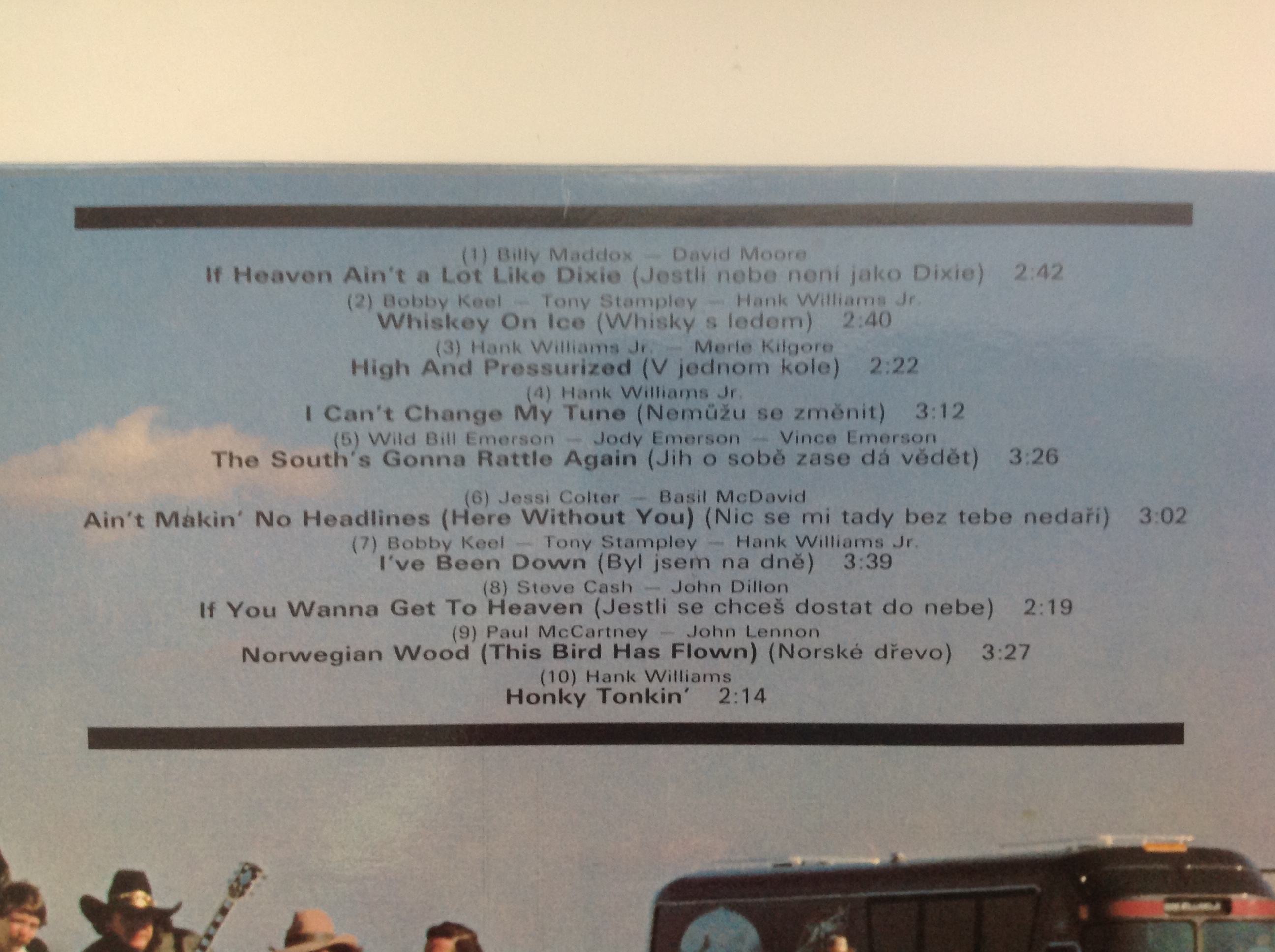 LP DESKA - HANK WILLIAMS Jr. HIGH NOTES