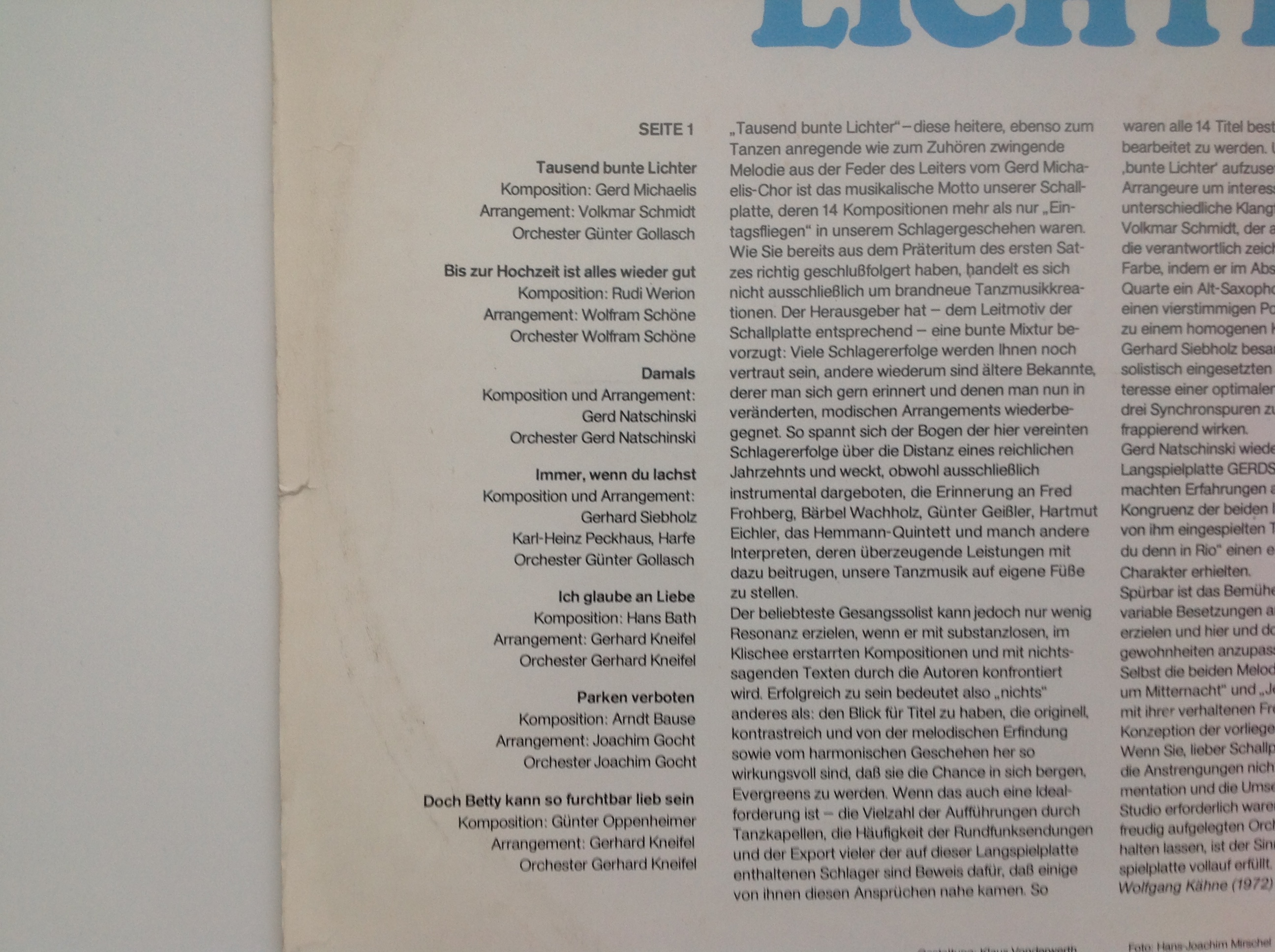 LP DESKA - TUDEND BUNTE LIGHTER