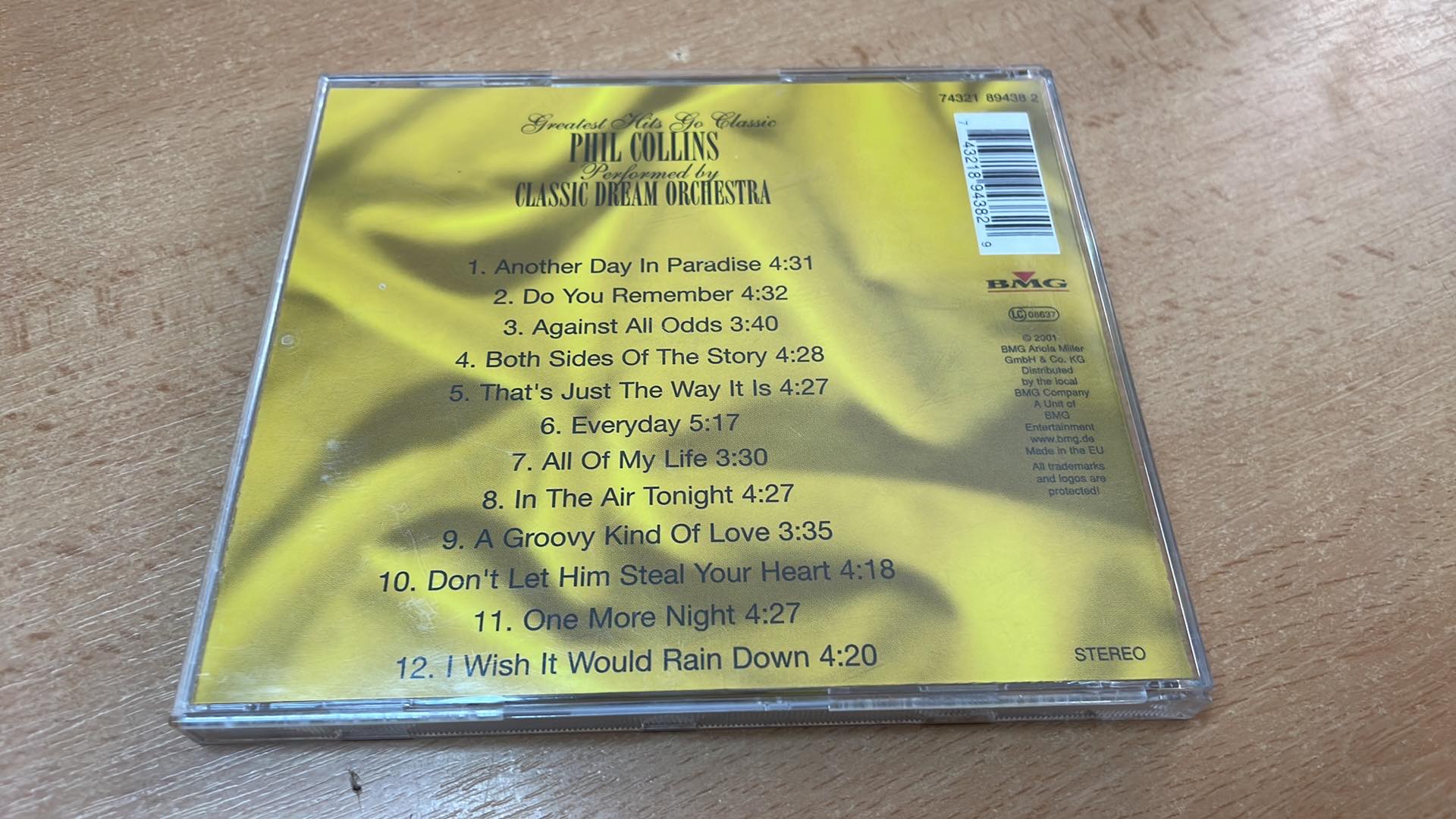 CD PHIL COLLINS - GREATEST HITS GO CLASSIC