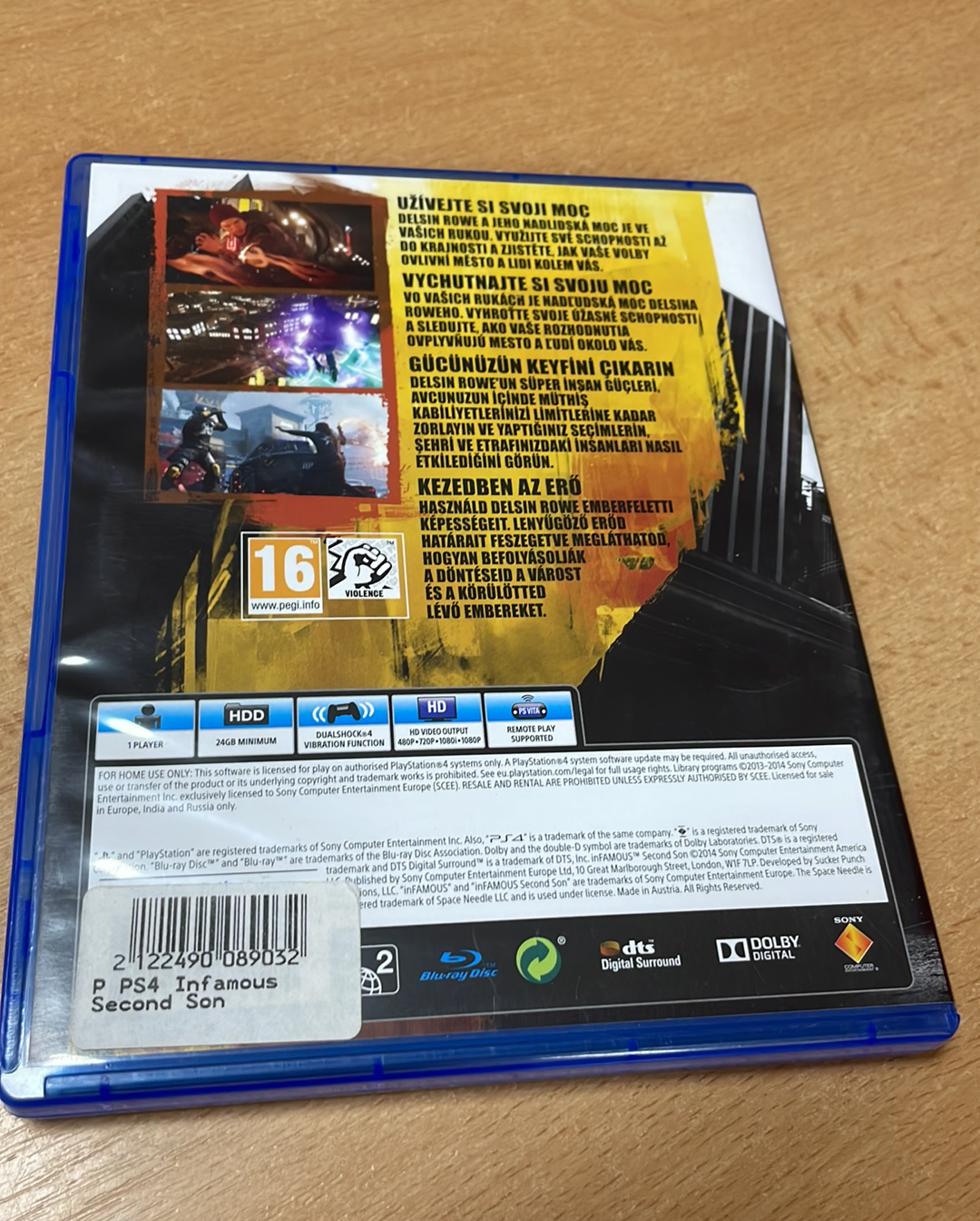 PS4 SECOND SON