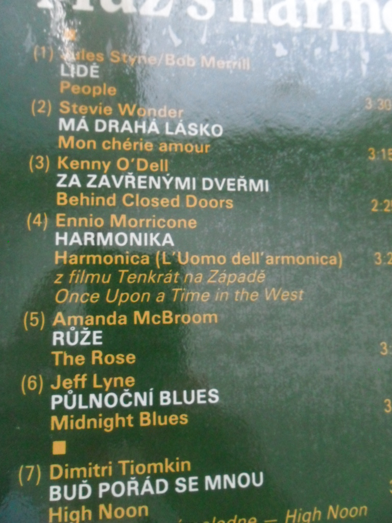 LP DESKA - LUBOMÍR PLEVA (MUŽ S HARMONIKOU)