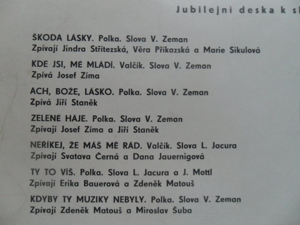 LP JAROMÍR VEJVODA (ŠKODA LÁSKY)