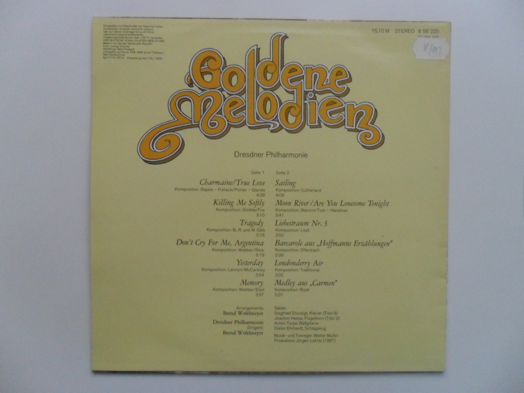 LP DESKA - GOLDENE MELODIEN