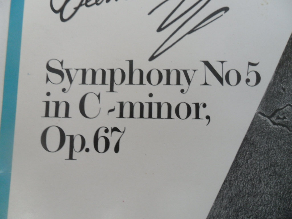 LP - LUDWIG VAN BEETHOVEN - SYMPHONY NO 5 IN C