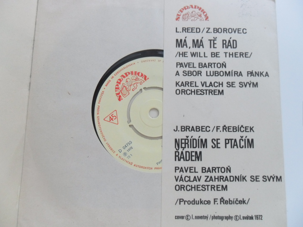 SP DESKA - PAVEL BARTOŇ (MÁ, MÁ TĚ RÁD - NEŘÍDÍM SE PTAČÍM ŘÁDEM)