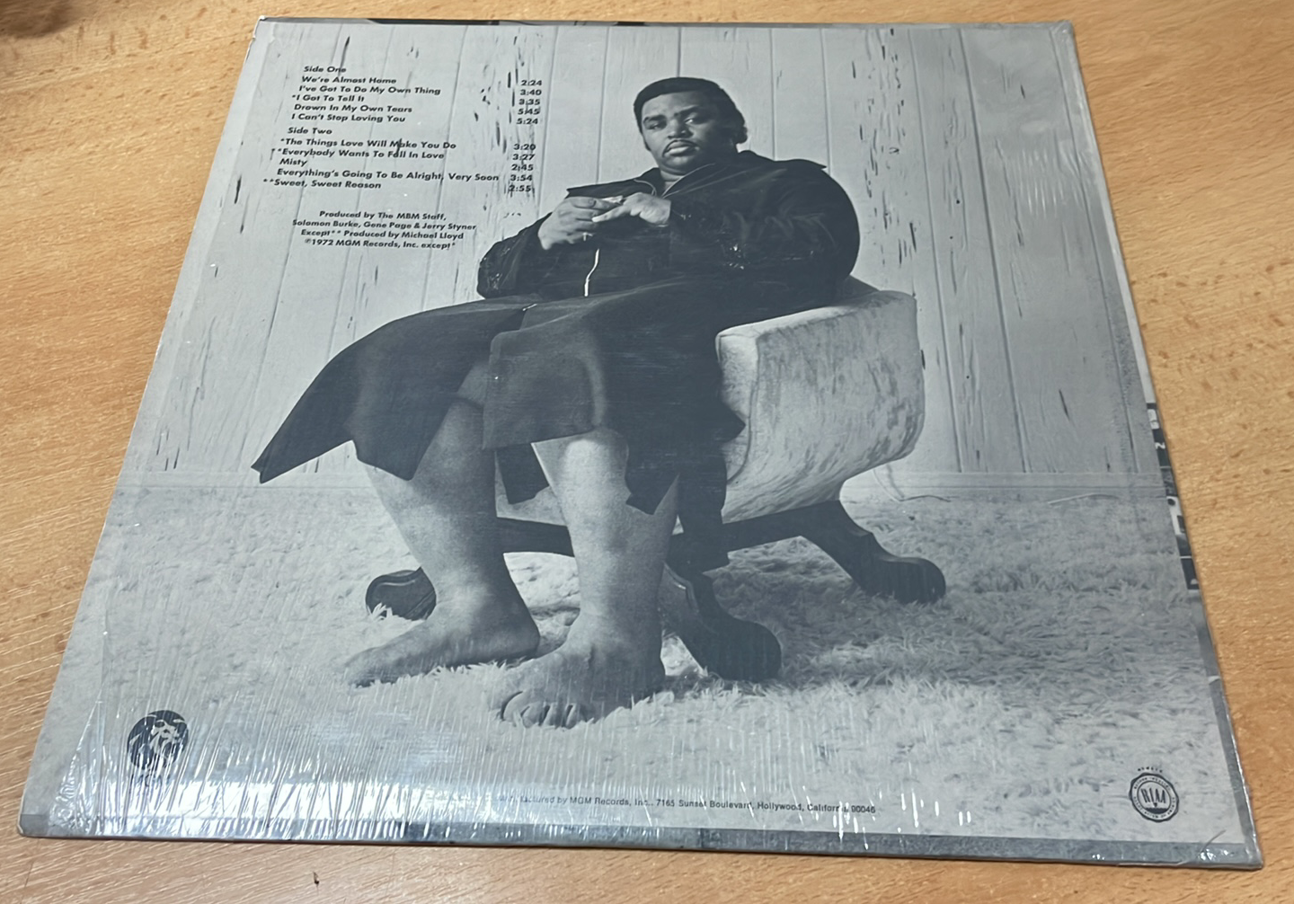 LP WE'RE ALMOST HOME - SOLOMON BURKE