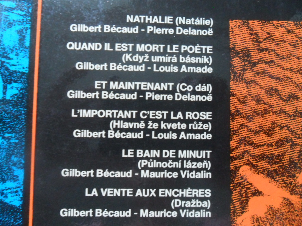 LP DESKA - GILBERT BÉCAUD