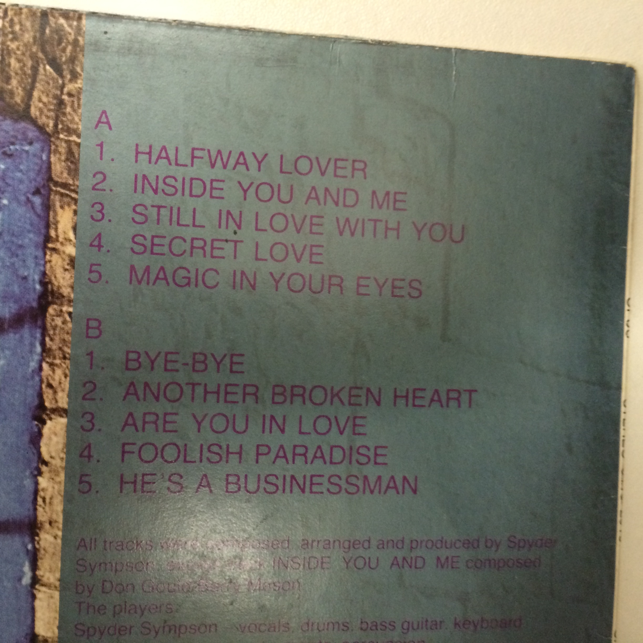 LP SPYDER SYMPSON- HALLO, BYE - BYE