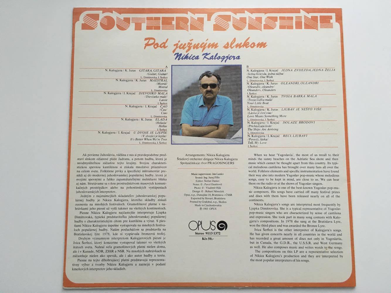 LP DESKA - SOUTHERN SUNSHINE - POD JUŽNÝM SLNKOM