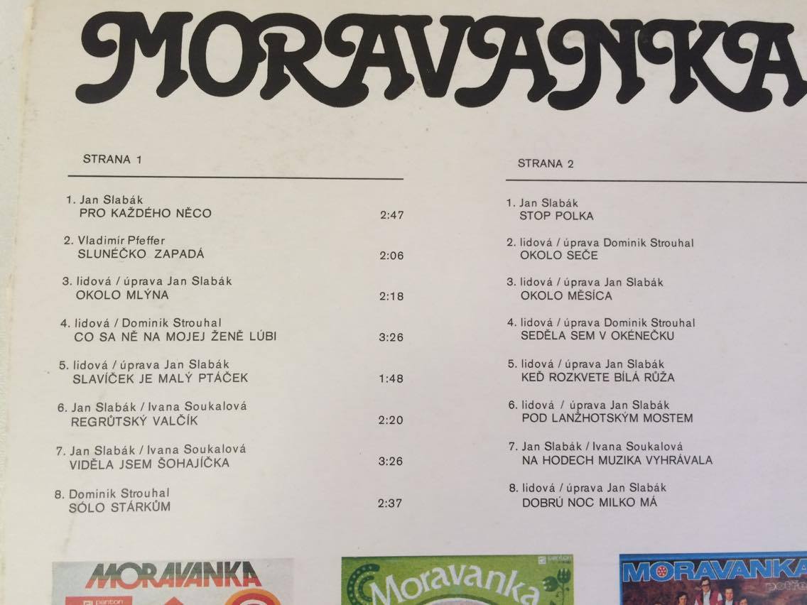 LP MORAVANKA JANA SLABÁKA (PRO KAŽDÉHO NĚCO)