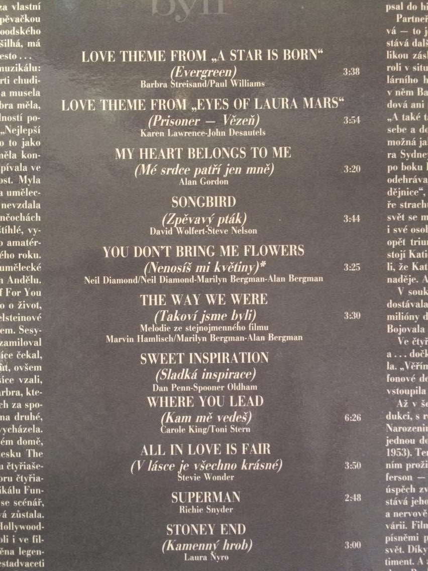 LP BARBRA STREISAND - TAKOVÍ JSME BYLI