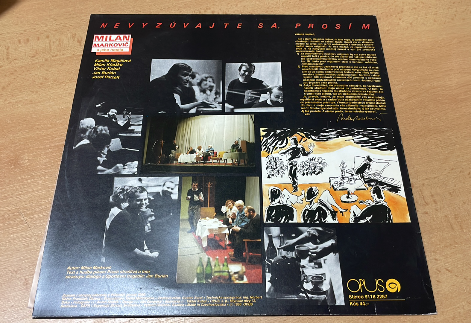 LP MILAN MARKOVIČ - NEVYZÚVAJTE SA, PROSÍM