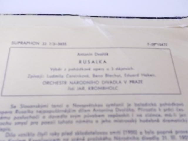 LP OSKAR NEDBAL - POLSKÁ KREV